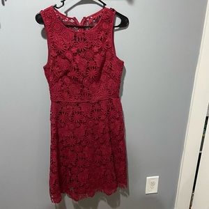 WHBM embroidered dress